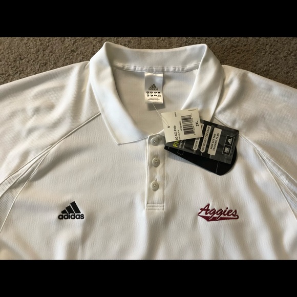 Adidas BG CCI Polo Shirt Sz 2XL New with Tags ClimaCool be Striped - Picture 7 of 13